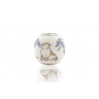 Cat and the Lavander| Elforyn charms| Scrimshaw Technique