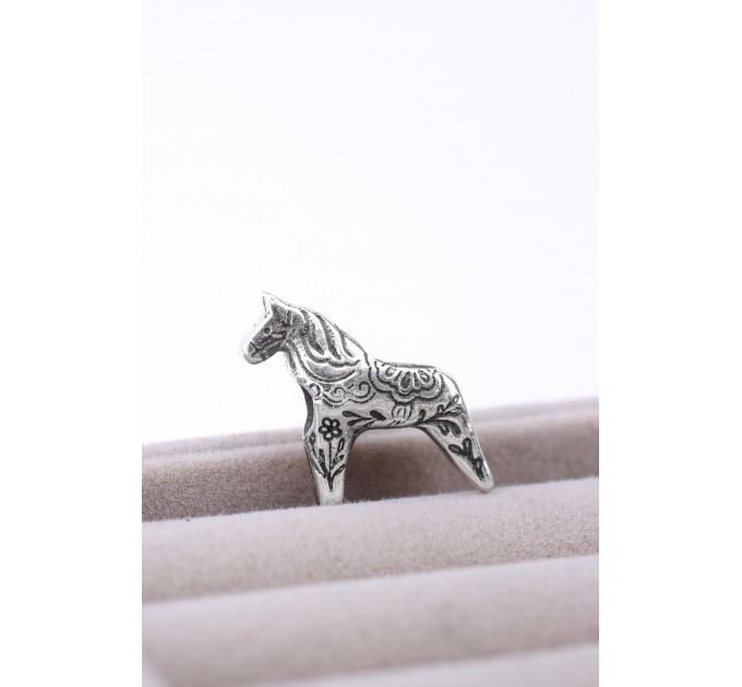 Dala Horse | Sterling Silver Charm for Bracelets 