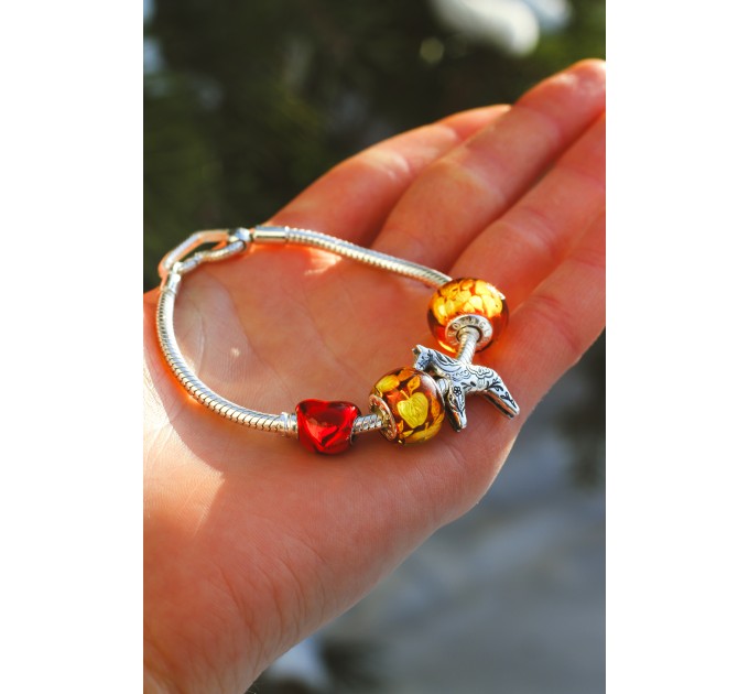 Dala Horse | Sterling Silver Charm for Bracelets 