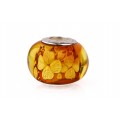 Amber Bead “Four-leaf Clover” for Bracelets | Lucky jewelry