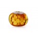 Amber Bead “Four-leaf Clover” for Bracelets | Lucky jewelry