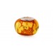 Amber Bead “Four-leaf Clover” for Bracelets | Lucky jewelry