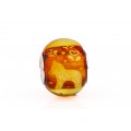 "Dala Horse" Amber Bead