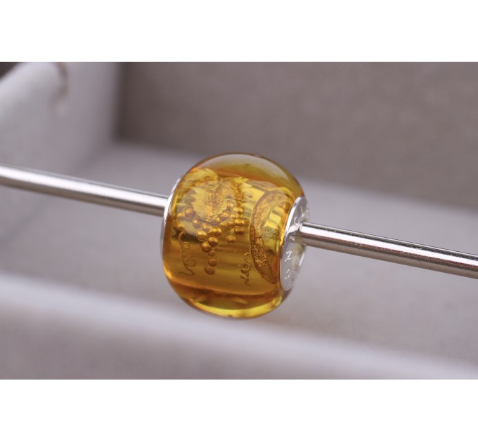 Amber bead “Golden Grapes”