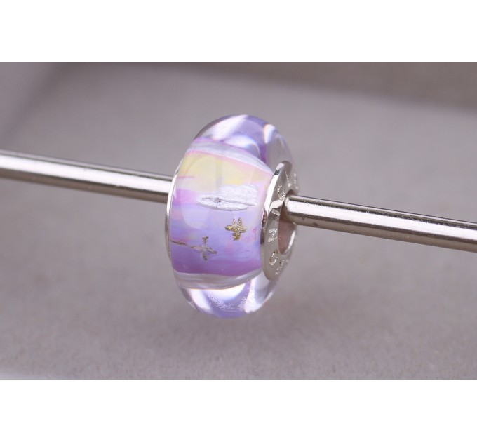 Chronicles Crystal Sky Bead for Bracelets