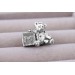 Silver Charm "Teddy Bear"