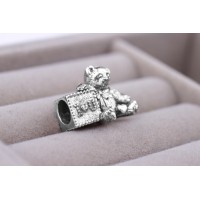Silver Charm "Teddy Bear"