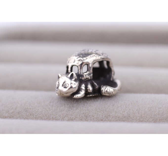Sterling Silver Charm "Cat Bus"