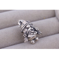 Silver Charm "Gnome Girl with Love Letter"