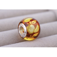 Amber Bead "Ripe Apples" 