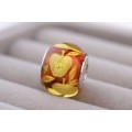 Amber Bead "Ripe Apples" 