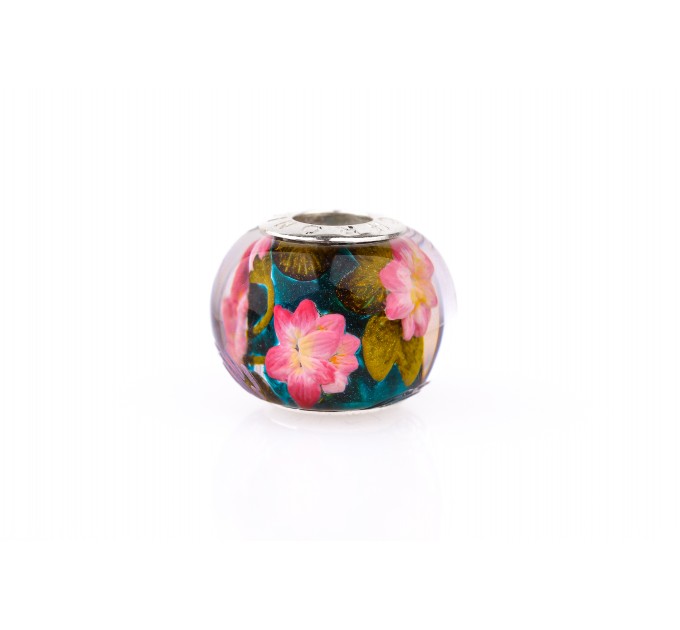 Water Lily Charm for Bracelets – Let Yourself Bloom Collection
