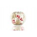 Festive Golden Ornament | Carved Crystal Charm