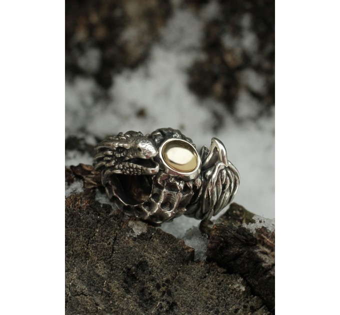  Dragon and Phoenix | Sterling silver charm