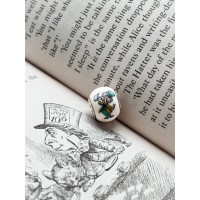 Mad Hatter | Elforyn Scrimshaw Charm | Alice in Wonderland Collection 