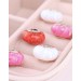 Snowy White Lab-created Opal Spacer