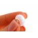 Snowy White Lab-created Opal Spacer