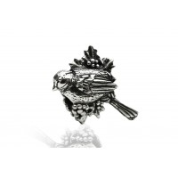 Tit Bird | Sterling Silver Charm| Christmas Charm