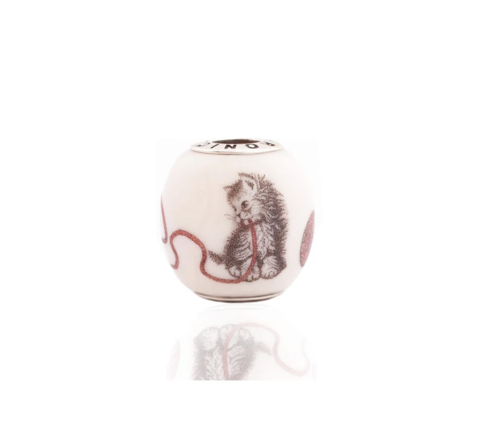 Cat under the Sakura Tree| Elforyn charms| Scrimshaw Technique